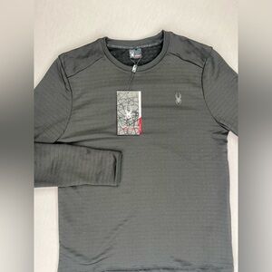 SPYDER GRIDFLEECE RUNNER PULLOVER SWEATSHIRT